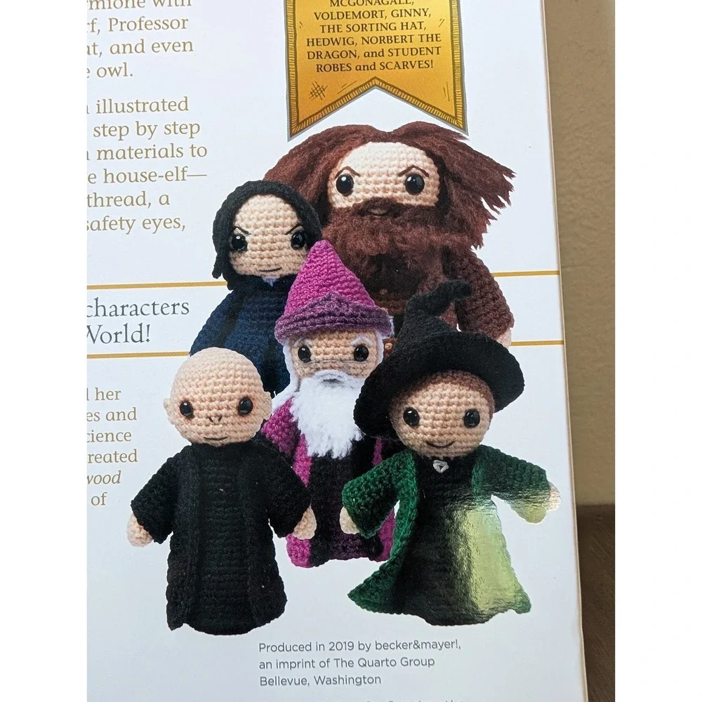 Harry Potter Crochet Craft Kit Dobby with Instruction Booklet Yarn Stuffing Hook